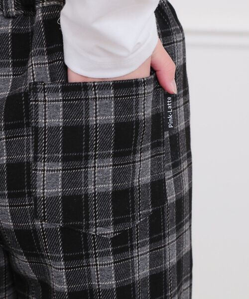 PINK-latte（ピンクラテ） パンツ 裏起毛イージーロングパンツ キッズ