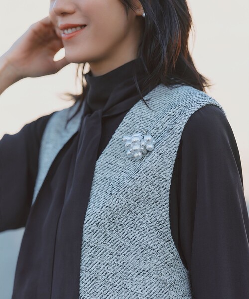 demiluxe beamsブラウス。 Demi-Luxe BEAMS（デミルクス ビームス）コットンシルク 2WAY ブラウス