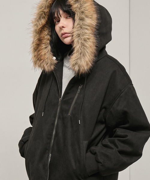 ブルゾン アウター 「Alfred Alex」2WAYヴィンテージライクオーバー