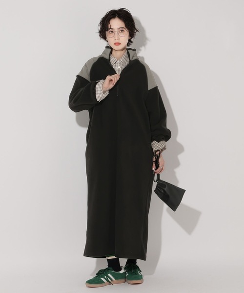 JUN&ROPE ブラック フリース ワンピース George's ワンピース フリースワンピース : ZOZOTOWN Yahoo!店 - 通販