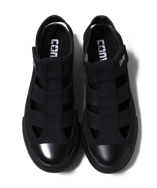 「CONVERSE」 フラットサンダル 24cm ブラック レディース_画像4