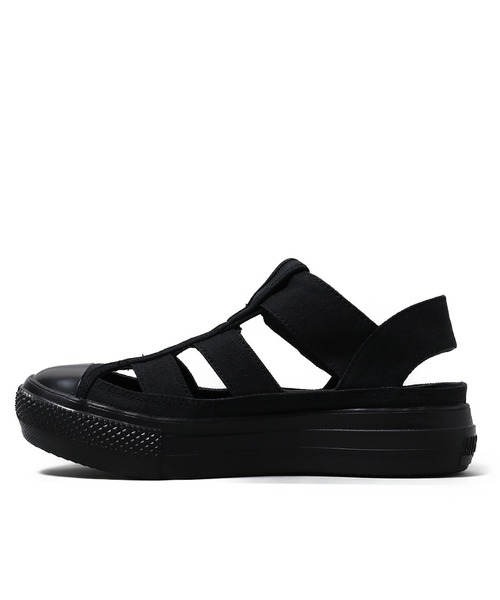 「CONVERSE」 フラットサンダル 24cm ブラック レディース_画像5