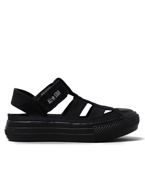 「CONVERSE」 フラットサンダル 24cm ブラック レディース_画像9