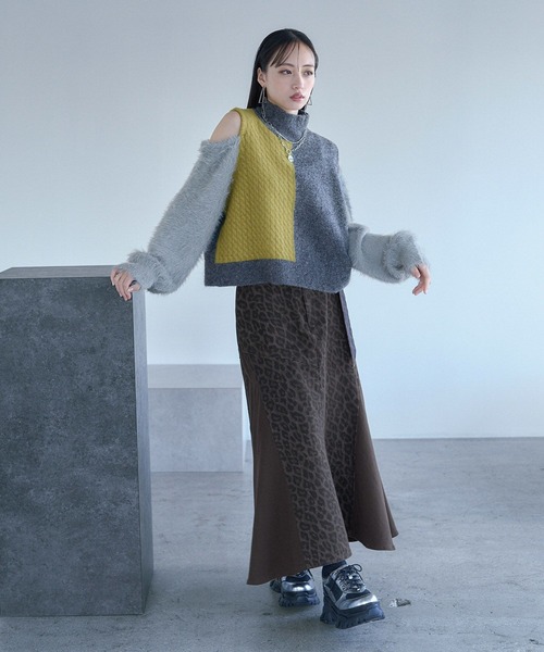 HARE（ハレ） スカート レオパードマーメイドスカート(HARE