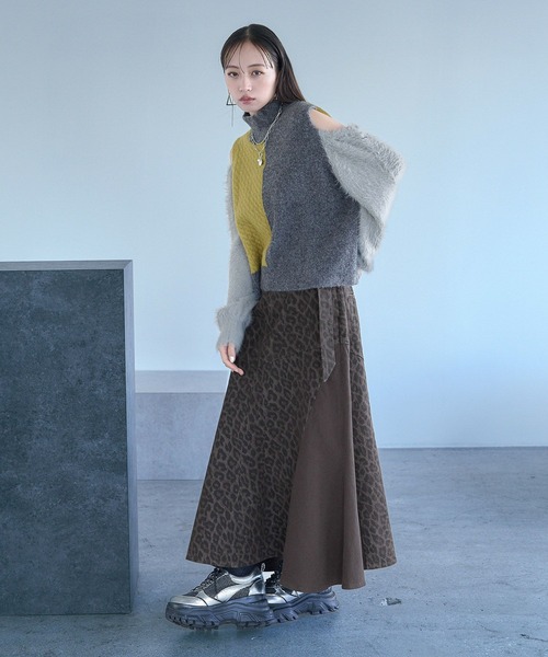 HARE（ハレ） スカート レオパードマーメイドスカート(HARE