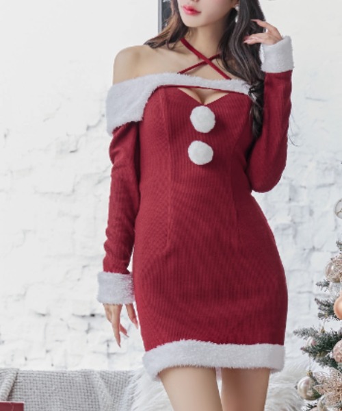 sugar nine コスプレ クロスネックバストオープンサンタコスプレ