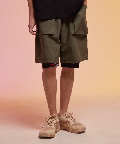「rehacer」 ハーフパンツ MEDIUM ベージュ メンズ_画像8