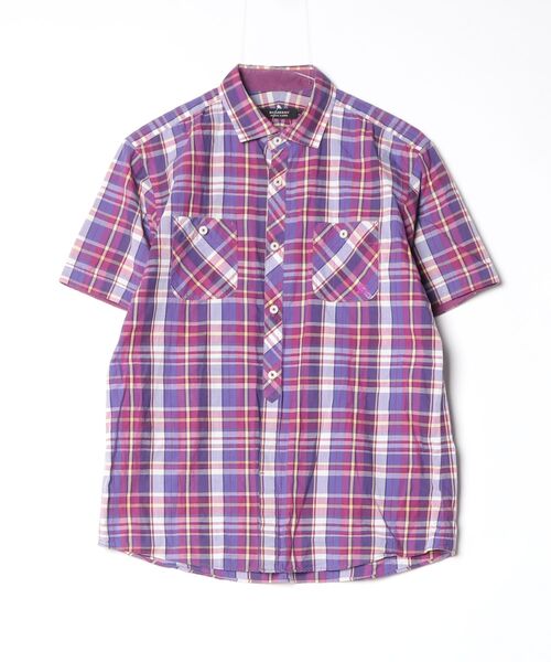 BURBERRY BLACK LABEL（バーバリーブラックレーベル） チェック柄半袖 