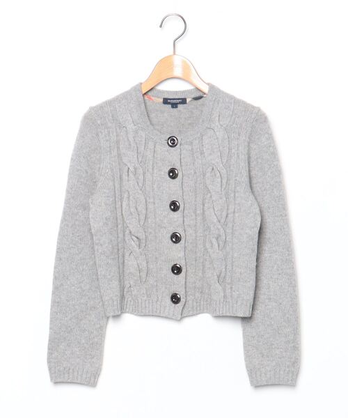 BURBERRY（バーバリー） ニットカーディガン 1 グレー レディース