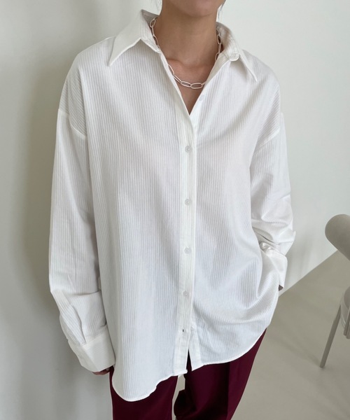 「Didot.showroom」 長袖シャツ FREE スカイブルー レディース_画像4