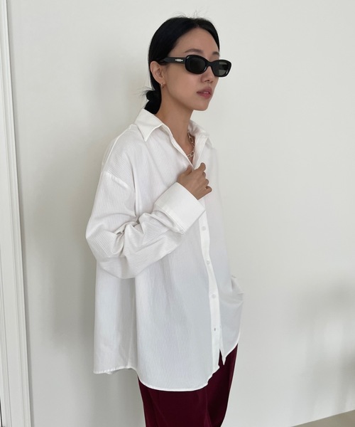 「Didot.showroom」 長袖シャツ FREE スカイブルー レディース_画像7