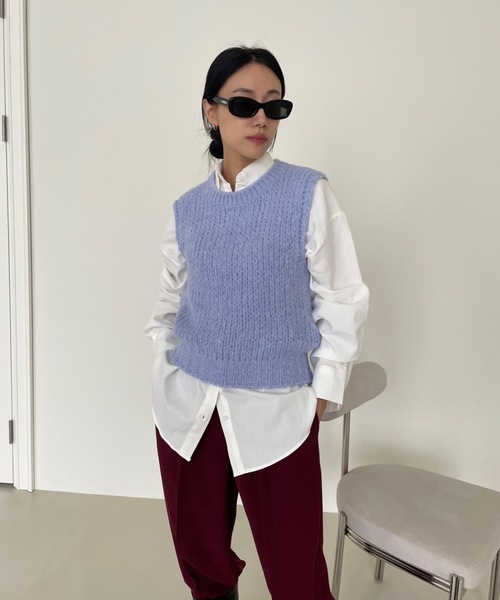 「Didot.showroom」 長袖シャツ FREE スカイブルー レディース_画像9