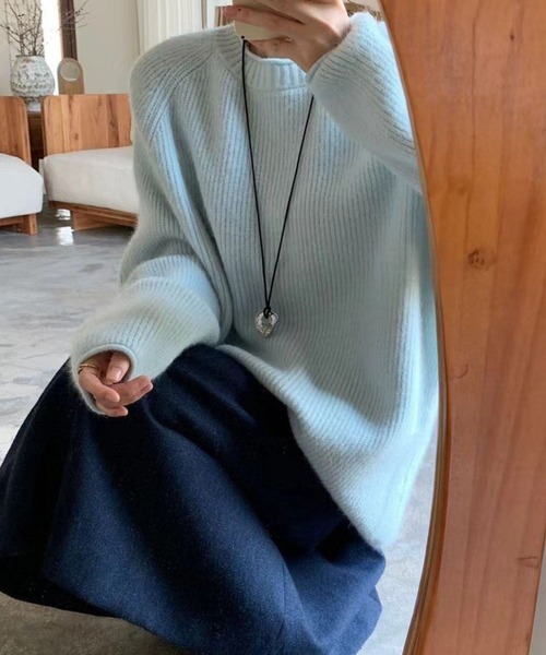 CADBURY（キャドバリー） ニット セーター クルーネックラグランニット