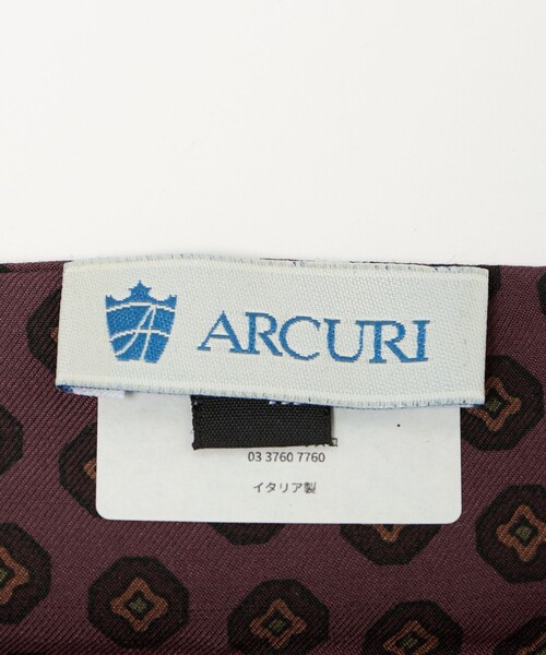 スティーブンアラン 「ARCURI」 DIA PRINT SCARF スカーフ ARCURI（アルクーリ） スカーフ バンダナ PTRN SCARF/スカーフ メンズ