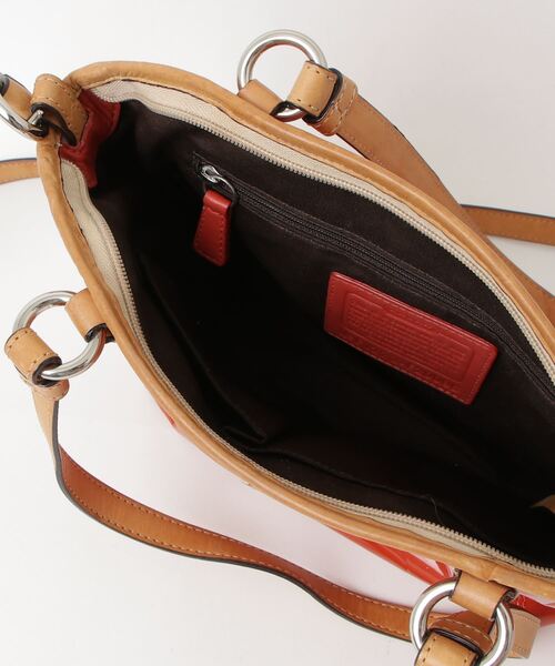 【極美品】coach ハンド ショルダーバッグ　2way モリー　オレンジ 極美品】coach ハンド ショルダーバッグ 2way モリー オレンジ