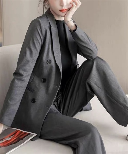 「Dream garden」 セットアップ X-LARGE チャコールグレー レディース_画像3