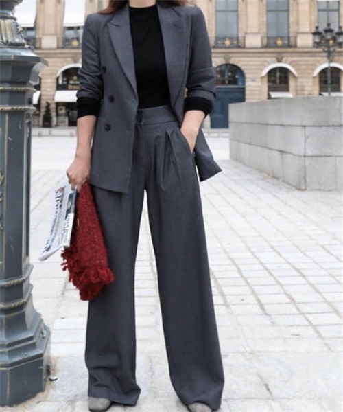 「Dream garden」 セットアップ X-LARGE チャコールグレー レディース_画像7