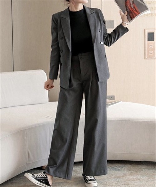 「Dream garden」 セットアップ X-LARGE チャコールグレー レディース_画像8