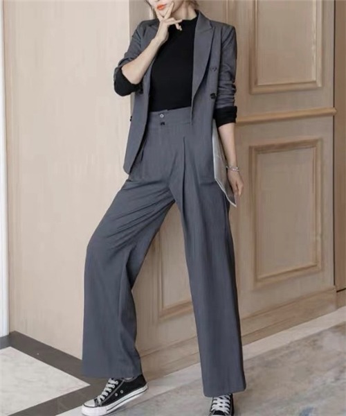 「Dream garden」 セットアップ X-LARGE チャコールグレー レディース_画像9