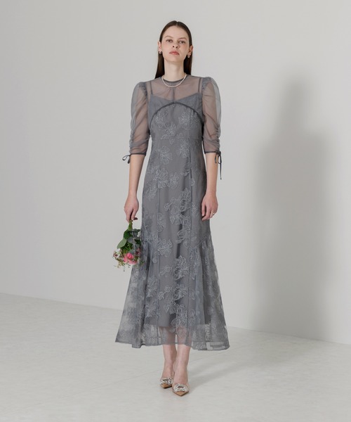 「Leja」 キャミソールワンピース MEDIUM ブルー レディースの画像