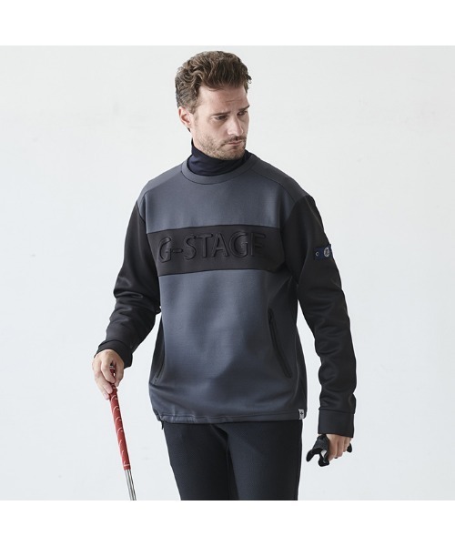 「g-stage」 スウェットカットソー 48 ホワイト メンズ_画像4