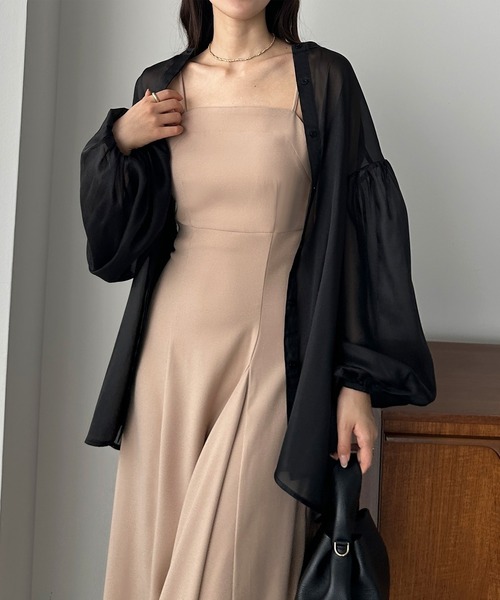 「Louere」 長袖ブラウス SMALL アイボリー レディース_画像9