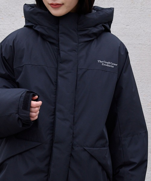 「THE CRAFT CREW PRODUCTS」 ダウンジャケット L アイボリー レディース_画像4