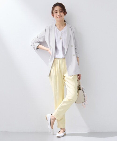 INDIVI（インディヴィ） uvカット ブラウス シャツ 半袖 入学式