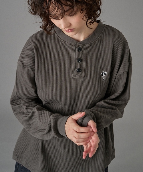 「ONCILY」 長袖Tシャツ SMALL ブラック メンズ_画像7