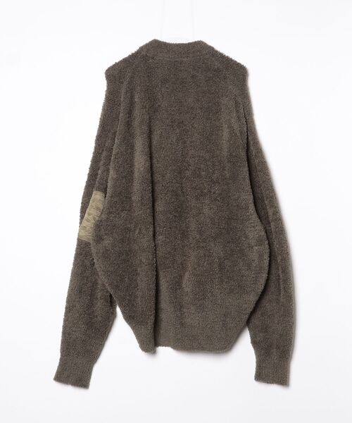 「MISTERGENTLEMAN」 ニットカーディガン「gelato pique hommeコラボ」 LARGE グリーン メンズ_画像2