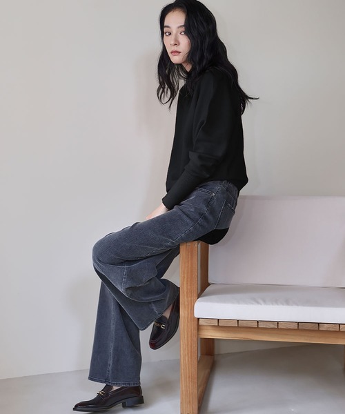 「ELFRANK」 長袖ニット FREE ベージュ レディース_画像8
