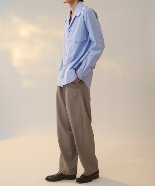 UJOH（ウジョー） シャツ 「UJOH HOMME/ウジョー」Wide Set Open