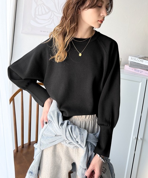 「classicalelf」 長袖ニット X-LARGE チャコール レディース_画像6