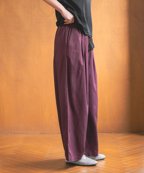 ワイドパンツ パンツ DRYイージーワイドパンツ レディースの画像