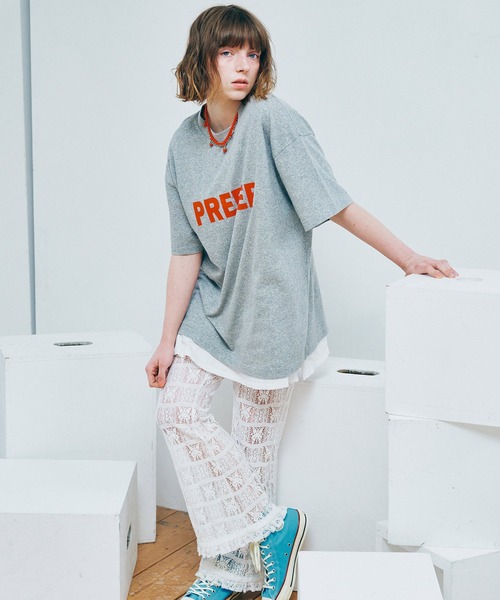 RNA（アールエヌエー） パンツ R4473 レースフレアパンツ レディース