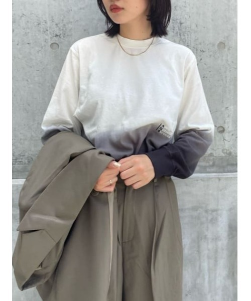 「THROW by SLY」 長袖カットソー FREE グレー レディース_画像7
