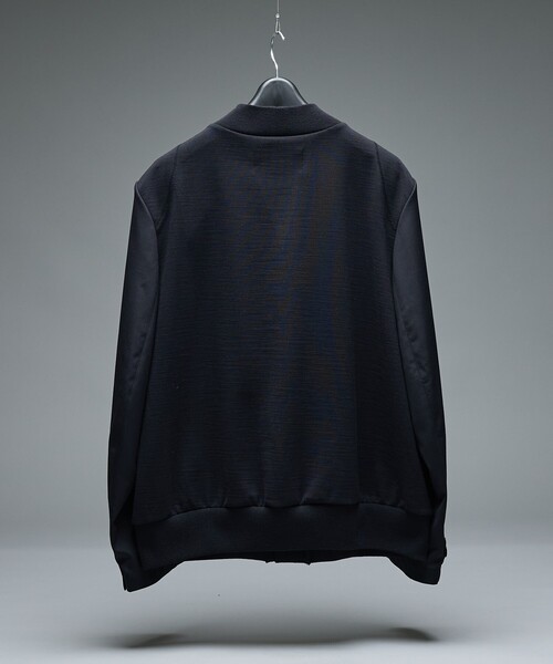 カーディガン セットアップ対応「i`m here/アイムヒアー」DOCKING CARDIGAN / ドッキング カーディガン / ユニセックスの画像