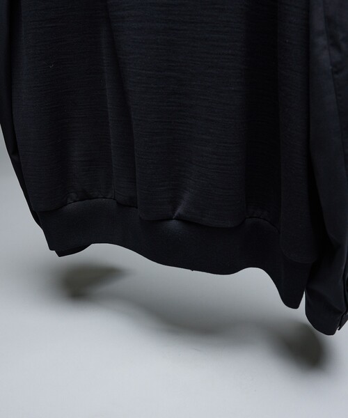カーディガン セットアップ対応「i`m here/アイムヒアー」DOCKING CARDIGAN / ドッキング カーディガン / ユニセックスの画像