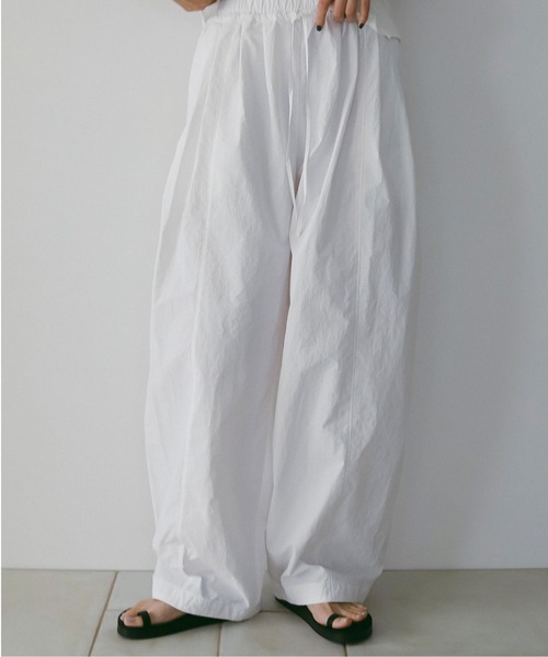 anuke（アンヌーク） パンツ Volumetuck Cocoon Pants レディース