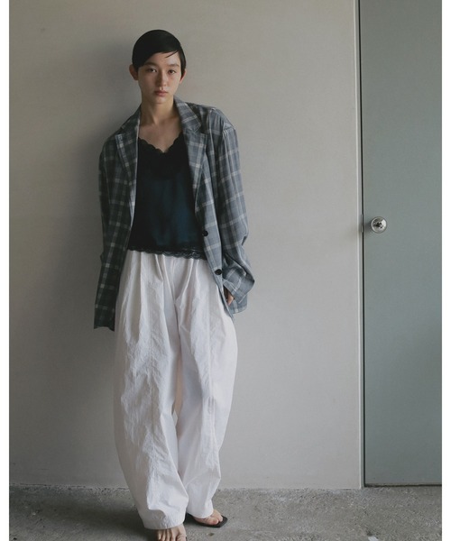 anuke（アンヌーク） パンツ Volumetuck Cocoon Pants レディース