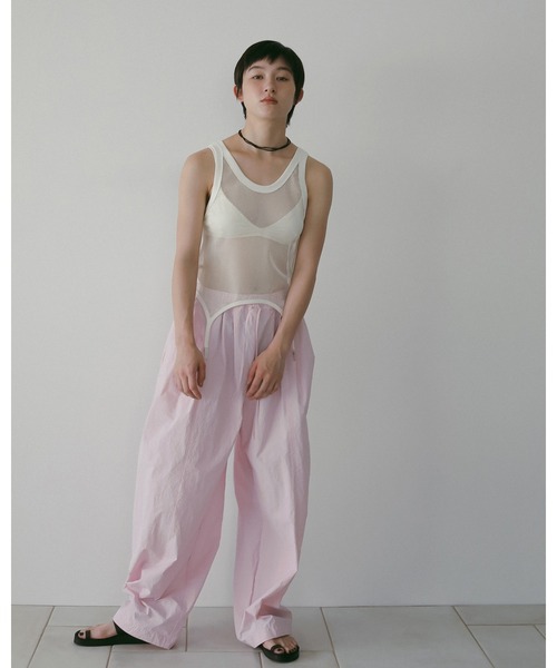 anuke（アンヌーク） パンツ Volumetuck Cocoon Pants レディース