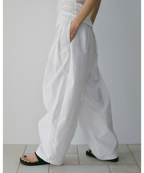 anuke（アンヌーク） パンツ Volumetuck Cocoon Pants レディース
