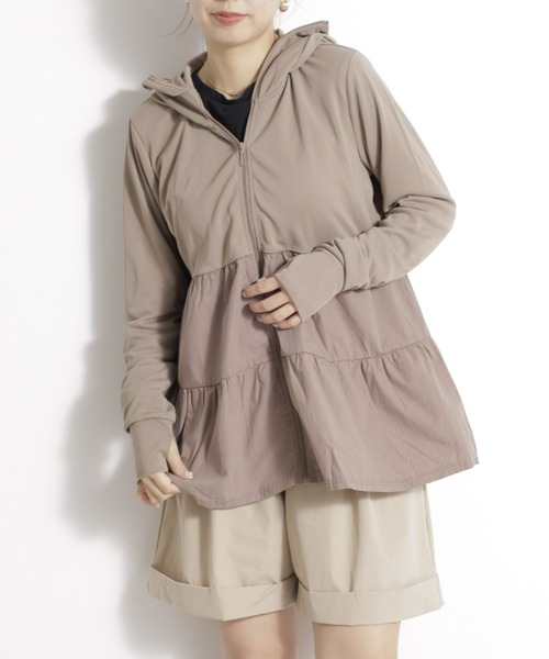 「UNDOVE」 長袖カットソー MEDIUM モカ レディース_画像7