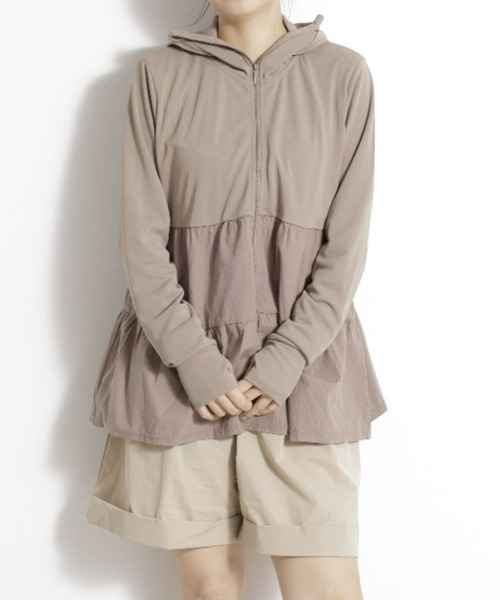 「UNDOVE」 長袖カットソー MEDIUM モカ レディース_画像8