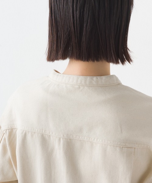 「OMNES」 デニムジャケット MEDIUM ワンウォッシュ レディース_画像6