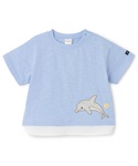 tシャツ 「接触冷感」海のいきものアップリケ半...の詳細画像3