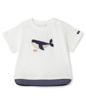 tシャツ 「接触冷感」海のいきものアップリケ半...の詳細画像4