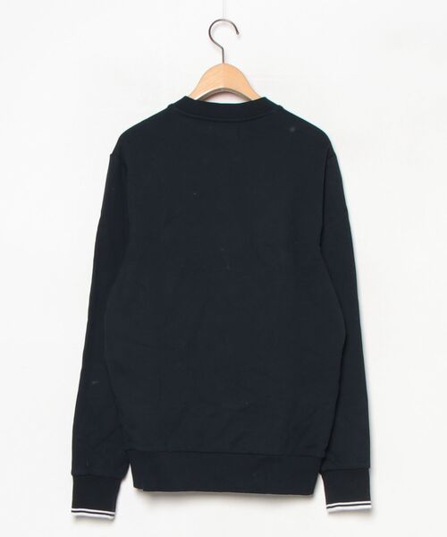 「FRED PERRY」 スウェットカットソー S ネイビー レディース_画像2