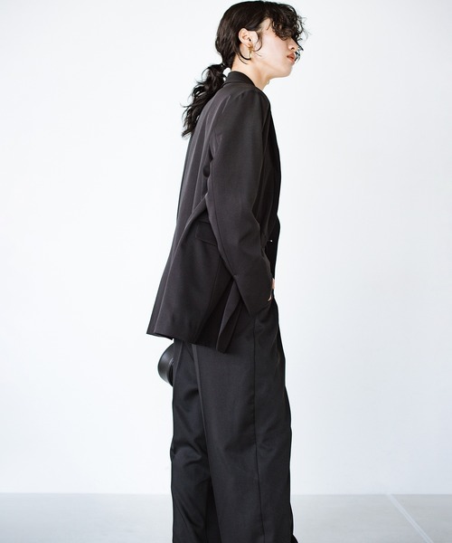 「haco!」 「KAKKO」セットアップ MEDIUM ネイビー レディース_画像7