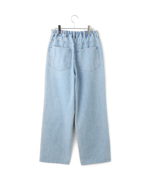 ワイドパンツ ジーンズ デニム デニムパンツ レディースの画像